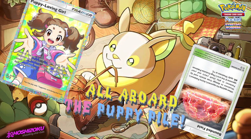 Pokemon TCG Pocket Puppy-Loving Girl Yamper and Bounded Field